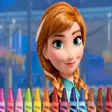 Anna Frozen Coloring