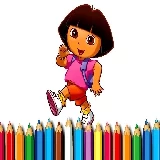 BTS Dora Coloring Book