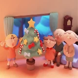 Christmas Clay Doll Slide