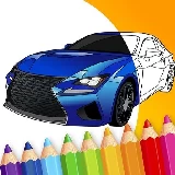 draw Car - Japanese Luxury Cars Coloring Book