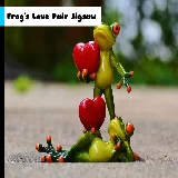 Frog's Love Pair Jigsaw