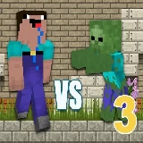 Minecraft Noob vs Zombies 3