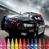 Police Cars Coloring