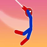 Super Hero Flip: Spider Stickman Hook